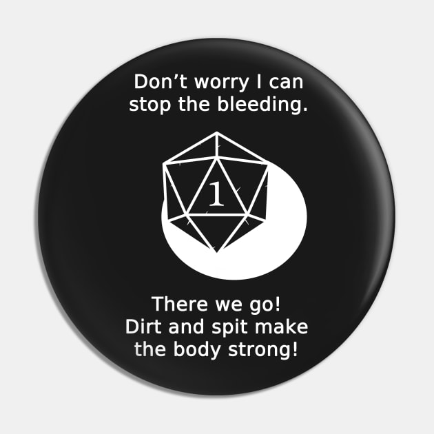 Dungeons and Fail - Critical Failure Medicine Pin by ExplosiveBarrel