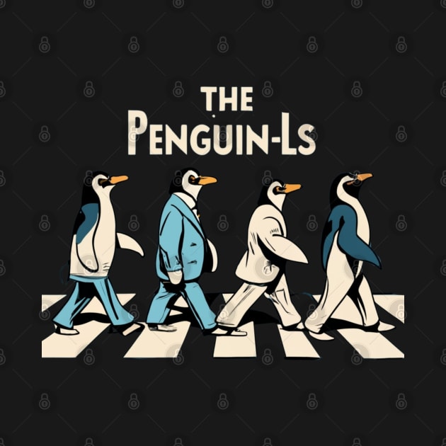 The penguin-Ls - Abbey Road by Aldrvnd