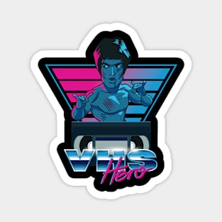 VHS Hero Bruce Lee Magnet