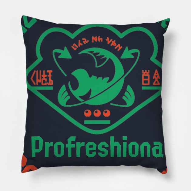 Profreshional  (Front and Back) Pillow by TheBoxinDachshund