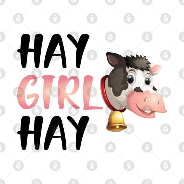 Cow Girl - Hay Girl Hay by KC Happy Shop