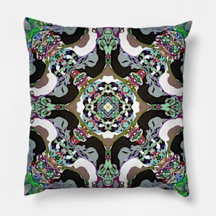 Abstract Mandala Pillow