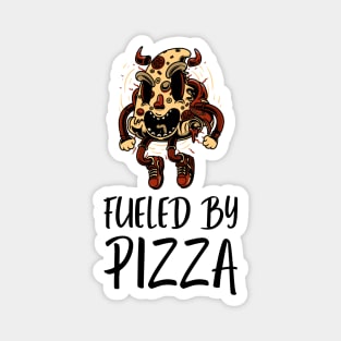 Evil Pizza Demon Fueled by Pizza Magnet