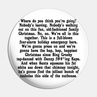 Hap, Hap, Happiest Christmas Pin