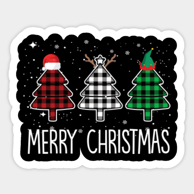 Merry Christmas Joyeux Noël - Merry Christmas - Sticker