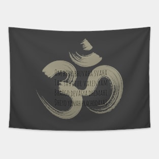 Gayatri Mantra Sanskrit I Yoga T-Shirt Tapestry