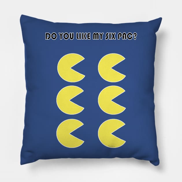 Do you like my six pac? Pillow by Bat13SJx