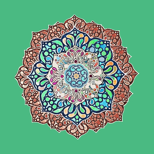 Beach mandala by Bubba C.