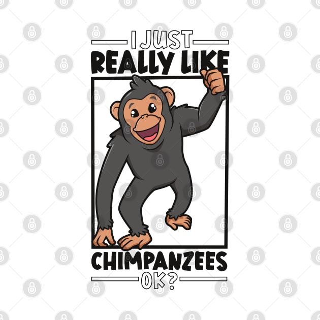 I just really love Chimpanzees - Chimpanzee by Modern Medieval Design