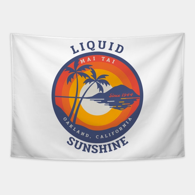 Mai Tai - Liquid summer Since 1944 Tapestry by All About Nerds