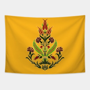 stylized flowers Tapestry