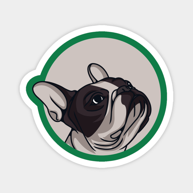 Bulldog Magnet by AdriaStore1