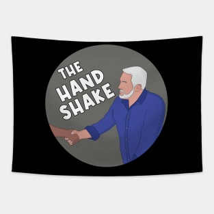 The Hollywood Handshake Tapestry