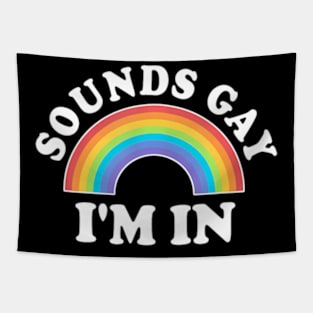 Gay Pride Men Women LGBT Sounds Gay Tapestry