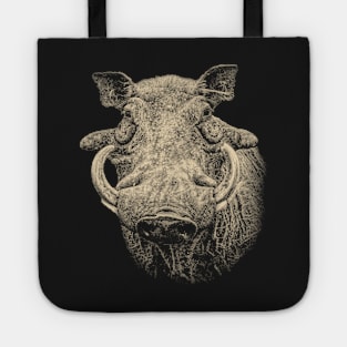 Warthog Boar Close-up Tote