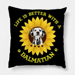 Dalmatian Lovers Pillow