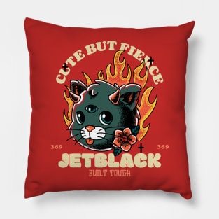 Cute But Fierce Kitty Pillow