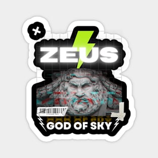 Zeus God Of Sky Magnet