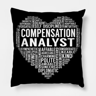 Compensation Analyst Heart Pillow