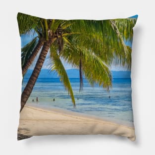 Panaraga Beach, Barobo, Surigao del Sur, Mindanao, Philippines Pillow