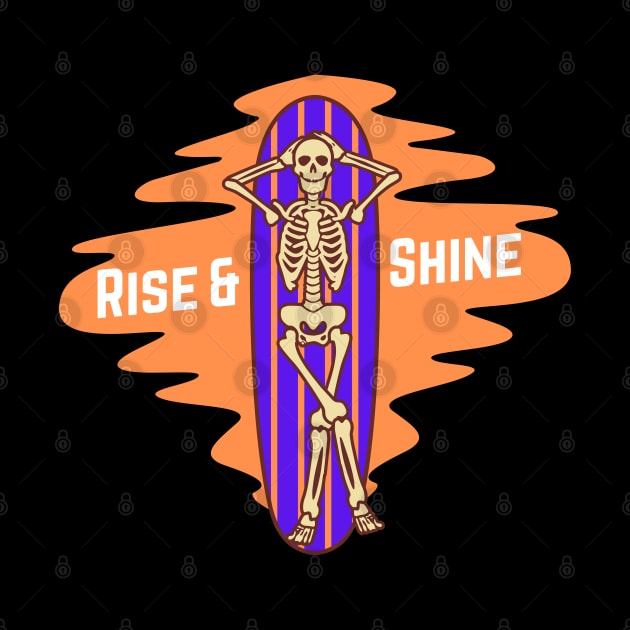 Rise And Shine Skeleton Beach Party by Hypnotic Highs