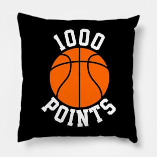 1000 Points Basketball Scorer High School Basketball Mom Pillow