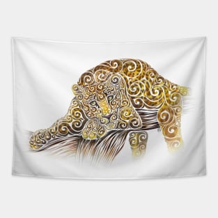 Swirly Leopard Tapestry