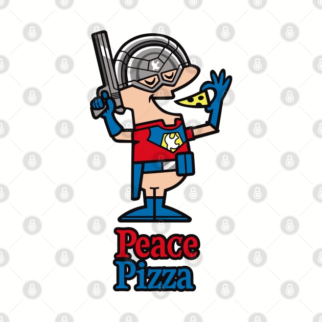 Peace Pizza by Alema Art