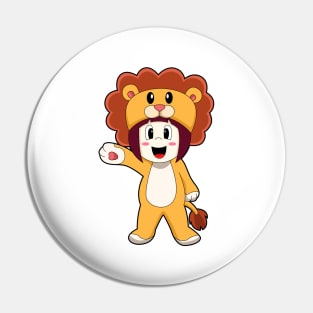 Lion Girl Costume Pin