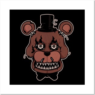 Five Nights at Freddy's - FNAF 4 - Nightmare Freddy - Was It Me? -  Nightmare Foxy - Posters and Art Prints