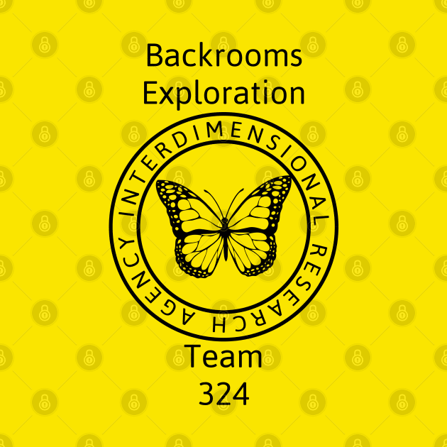 Backrooms Exploration Team Butterfly by Designs by Dyer