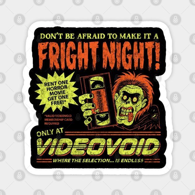 Movie Fright Night Magnet by chrisraimoart