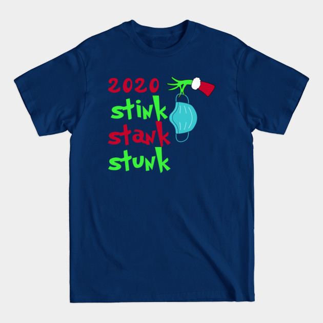 Disover 2020 Stink Stank Stunk Family Matching Christmas Pajama Mask - Stink Stank Stunk - T-Shirt