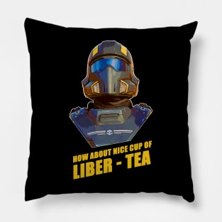 How About Nice Cup Of Liber-Tea Pillow