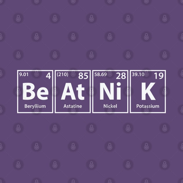 Beatnik (Be-At-Ni-K) Periodic Elements Spelling by cerebrands