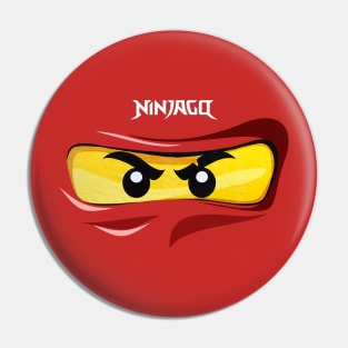 Ninjago Eyes RED Ninja FanArt FanMade Pin