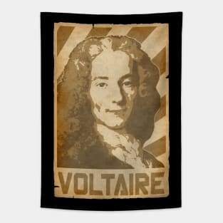 Voltaire Retro Propaganda Tapestry
