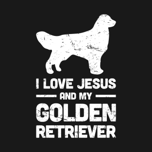 Golden Retriever - Funny Jesus Christian Dog T-Shirt