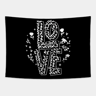 Cow Print Love Animal Pattern Cow Tapestry