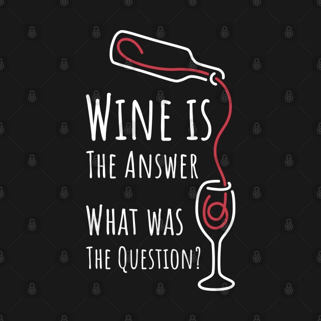 Wine is The Answer What was The Question? - 3 by NeverDrewBefore