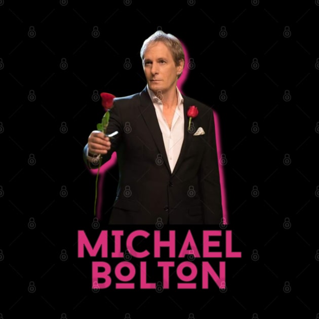 Michael bolton\\\original retro fan art by MisterPumpkin