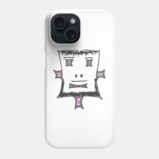 Peen Grink, The Green and Pink Bearded Boy Phone Case