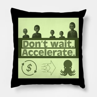 Don’t Wait. Accelerate. Game Boy Edition. Pillow