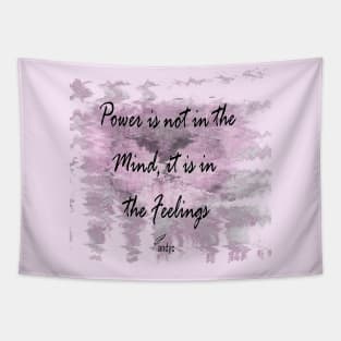 POWER FEELINGS PINK Tapestry