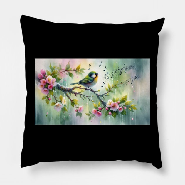 Singing in the Rain . Pillow by Canadaman99