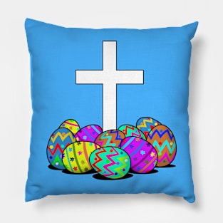 Happy Easter Eggs Pillow