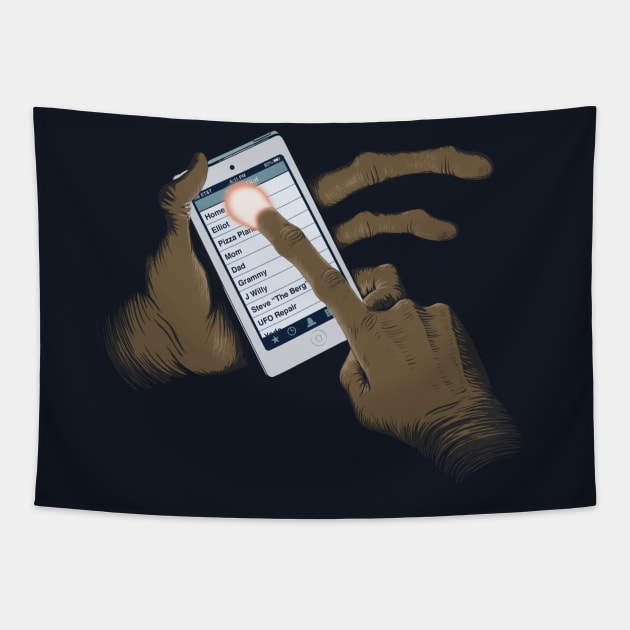 Phone Home Tapestry by Gabe Pyle