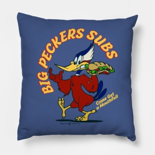 Big Pecker's Subs Pillow