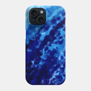 Watercolor Abstract Beachy Ocean Waves Painting, made by EndlessEmporium Phone Case