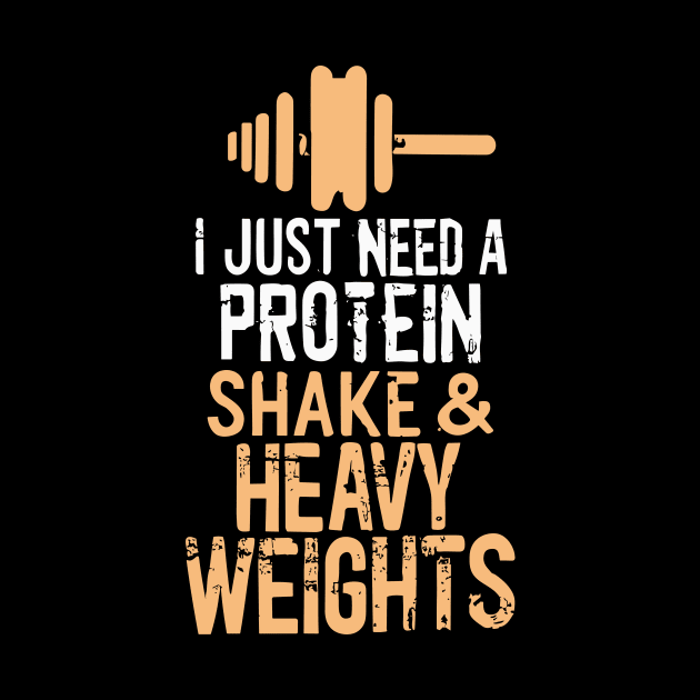 I just need Protein Shake and Heavy Weights by ravensart